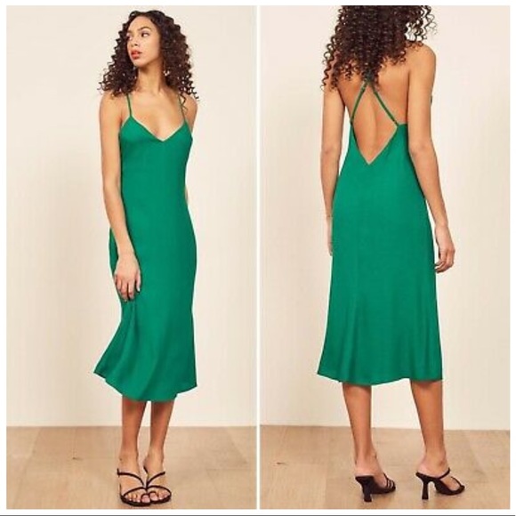 reformation kat slip dress